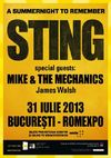 Concert Sting - Back to Bass la Romexpo