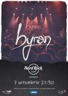 Concert byron pe 7 octombrie in Hard Rock Cafe