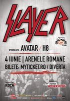 Concert Slayer la Arenele Romane