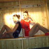 Roller Sis, la filmarile videoclipului You`re A Place In My Heart