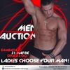 Men Auction Party in Club Planters