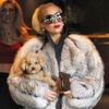 Lady GaGa a socat prin haina de blana purtata in Bulgaria