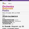 Concert simfonic dirijor Julien Salemkour la Sala Radio