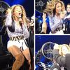 Beyonce si-a prins parul intr-un ventilator in timpul unui concert (video)
