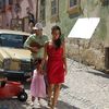 Annamari Dancs, la filmarile videoclipului Live your Life 