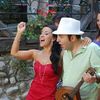 Annamari Dancs, la filmarile videoclipului Live your Life 