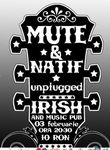 Concert unplugged Mute si Natif in Irish & Music Pub
