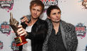 Dominic Howard si Matt Bellamy la NME Awards 2010