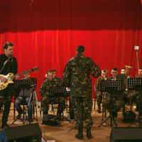 Poze byron - repetitii pentru concertul Electric Marching Band