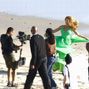 Beyonce, filmari clip in Malibu